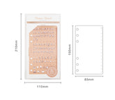 Stationery Hollow Hand Account Multifunctional Ruler